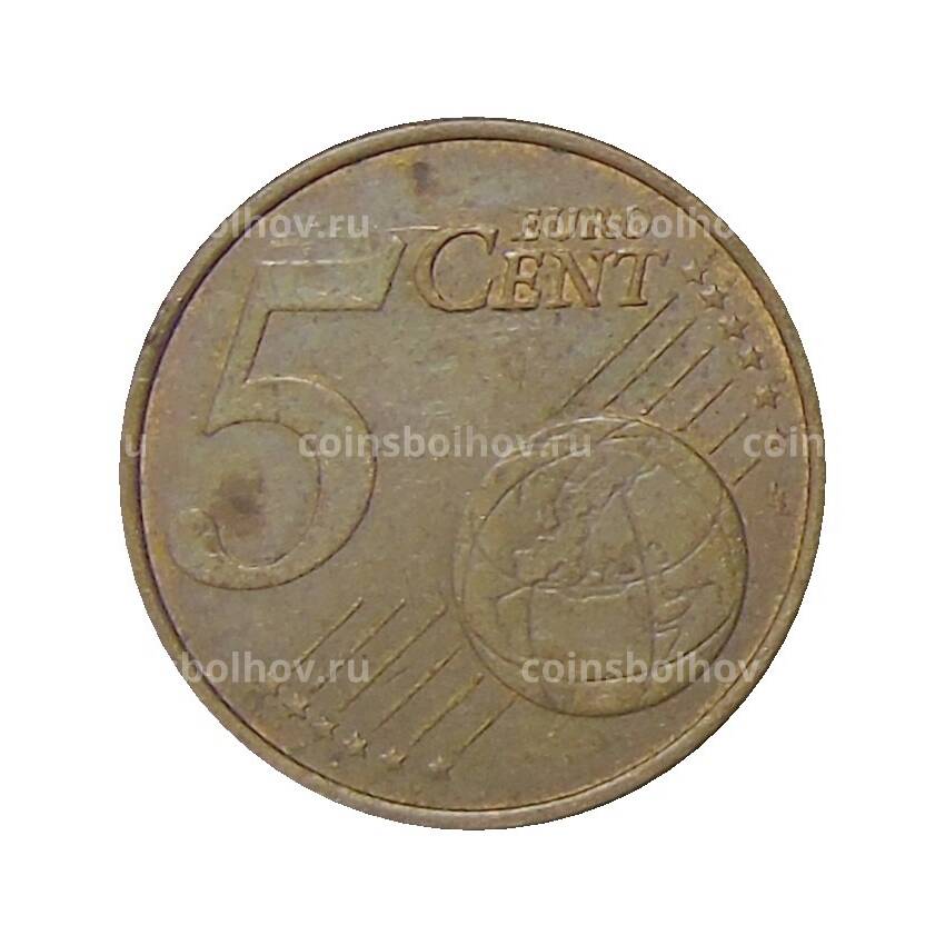 Монета 5 евроцентов 2009 года Испания (вид 2)