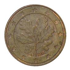Монета 5 евроцентов 2002 года D Германия (аверс)