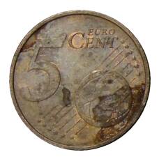 Монета 5 евроцентов 2002 года G Германия (реверс)