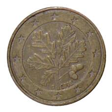 Монета 5 евроцентов 2002 года D Германия (аверс)