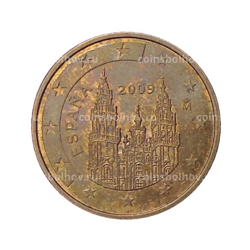 Монета 5 евроцентов 2009 года Испания