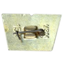 Значок И.Н.Ульянов — русский педагог (вид 2)