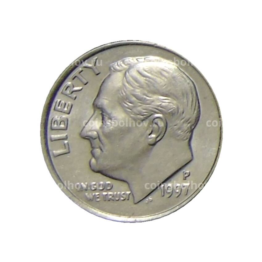 Монета 1 дайм (10 центов) 1997 года P США