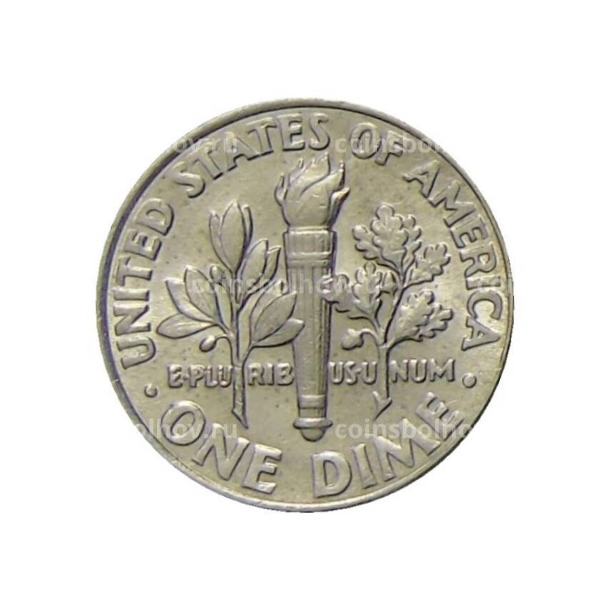 Монета 1 дайм (10 центов) 2002 года P США (вид 2)