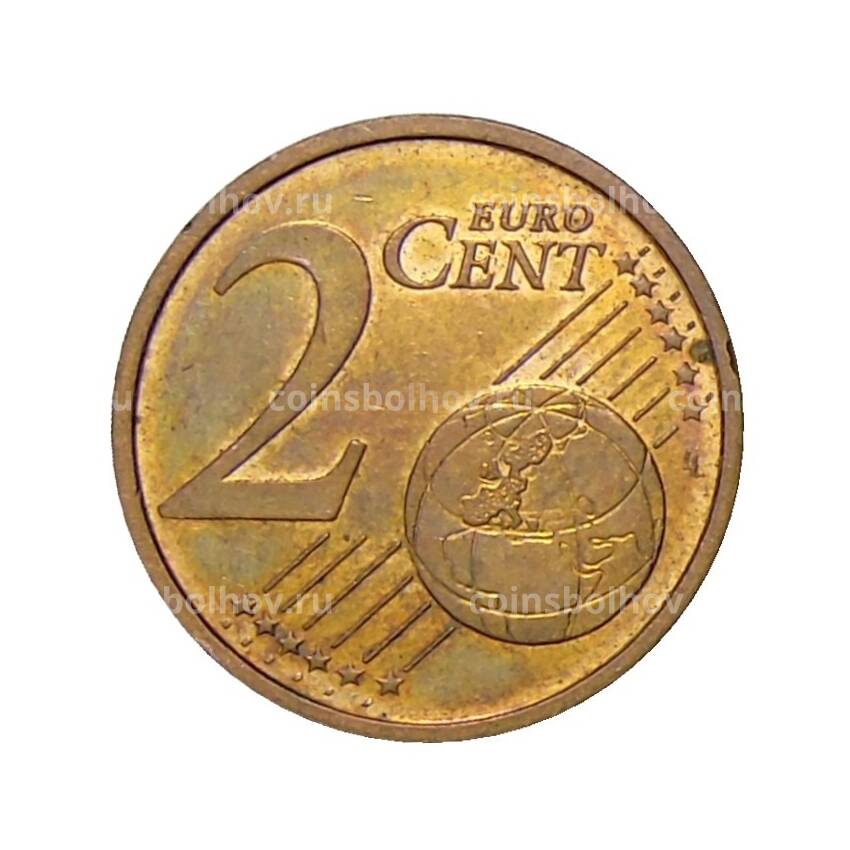 Монета 2 евроцента 2002 года G Германия (вид 2)