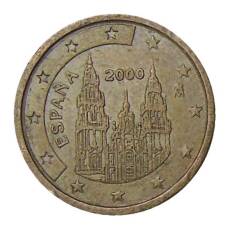 Монета 2 евроцента 2000 года Испания (аверс)