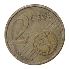 Монета 2 евроцента 2000 года Испания (реверс)
