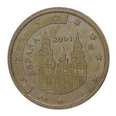 Монета 2 евроцента 2001 года Испания (аверс)