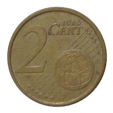 Монета 2 евроцента 2001 года Испания (реверс)