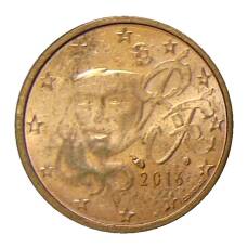 Монета 2 евроцента 2016 года Франция (аверс)