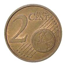 Монета 2 евроцента 2003 года J Германия (реверс)