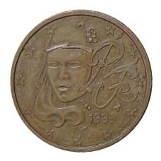 Монета 2 евроцента 1999 года Франция (аверс)