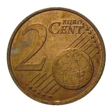 Монета 2 евроцента 1999 года Франция (реверс)