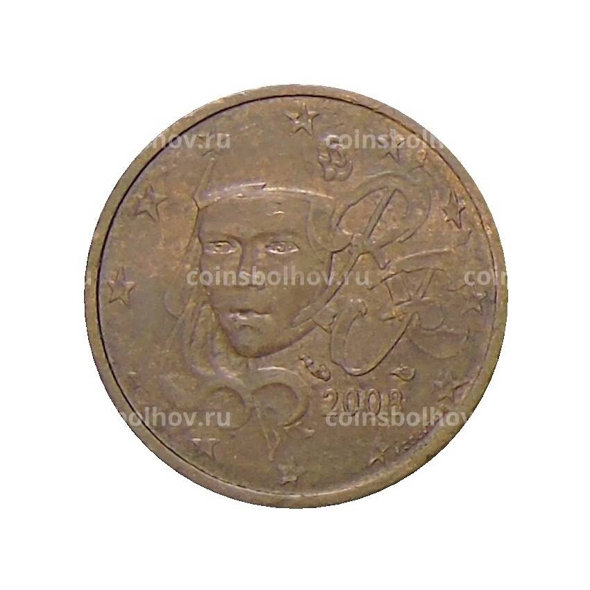 Монета 2 евроцента 2008 года Франция