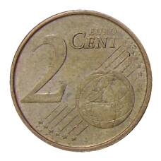 Монета 2 евроцента 2000 года Испания (реверс)