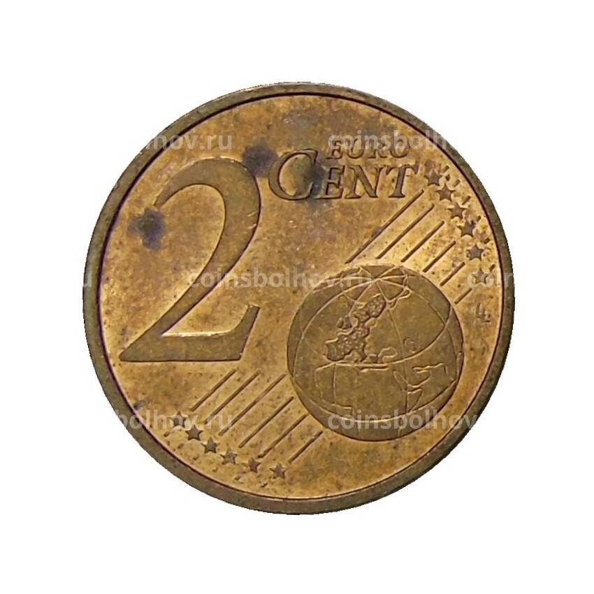 Монета 2 евроцента 2006 года Испания (вид 2)