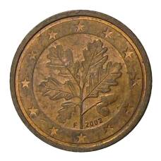 Монета 2 евроцента 2002 года F Германия (аверс)