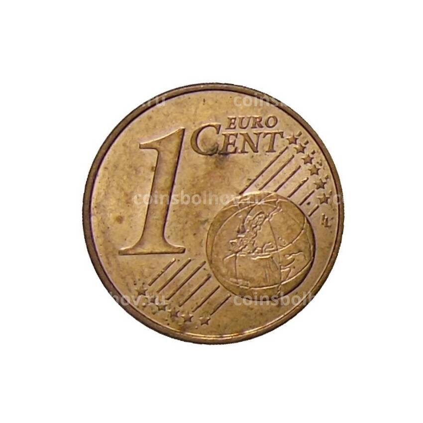 Монета 1 евроцент 2011 года Франция (вид 2)