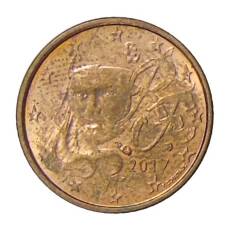 Монета 1 евроцент 2017 года Франция (аверс)