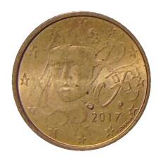 Монета 1 евроцент 2017 года Франция (аверс)