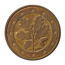 Монета 1 евроцент 2004 года F Германия (аверс)