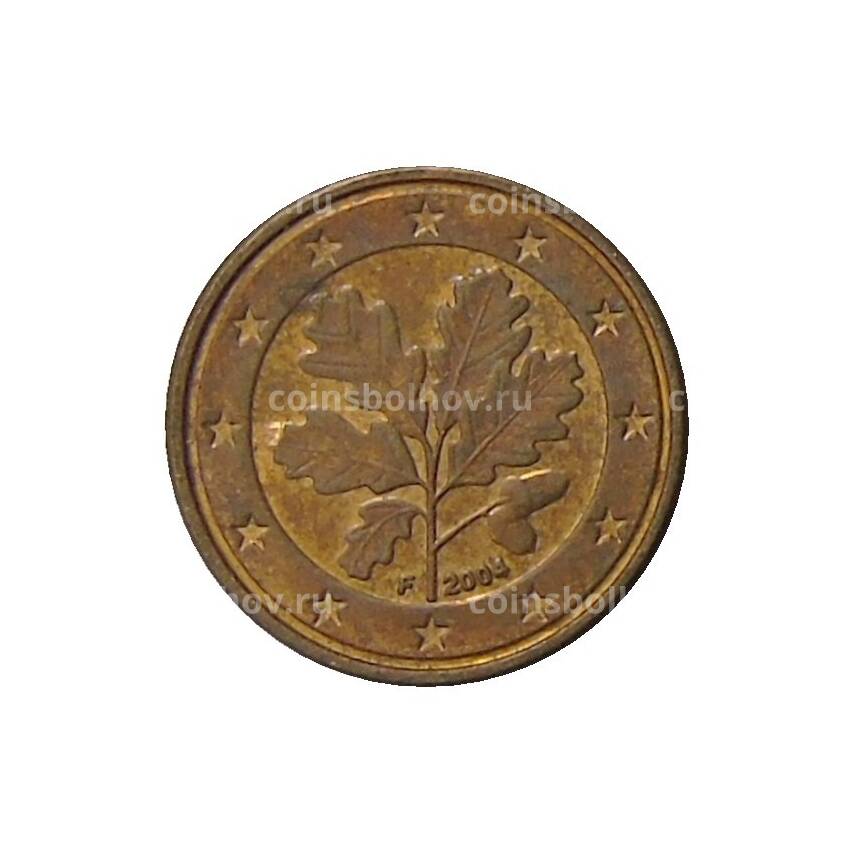 Монета 1 евроцент 2004 года F Германия