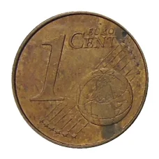 Монета 1 евроцент 2007 года Испания (реверс)