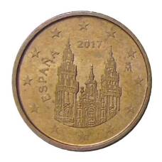 Монета 1 евроцент 2017 года Испания (аверс)