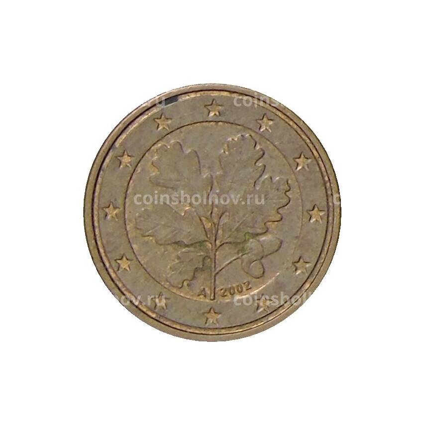 Монета 1 евроцент 2002 года A Германия