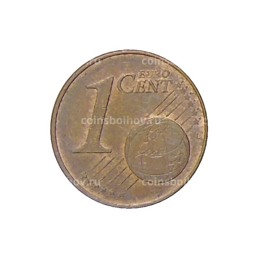 Монета 1 евроцент 2002 года D  Германия (вид 2)