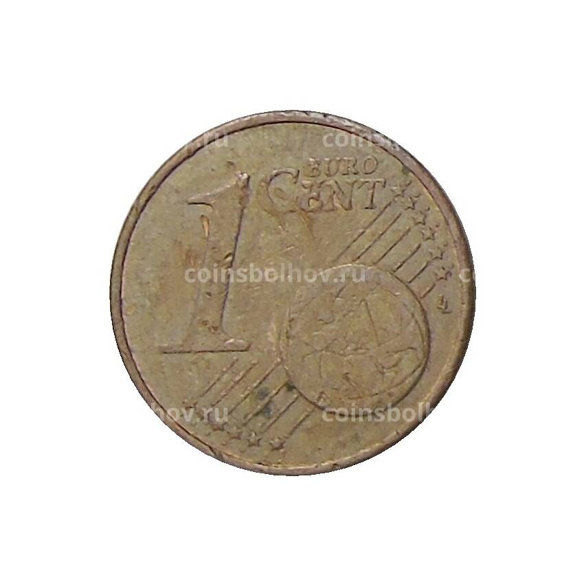 Монета 1 евроцент 2002 года J Германия (вид 2)