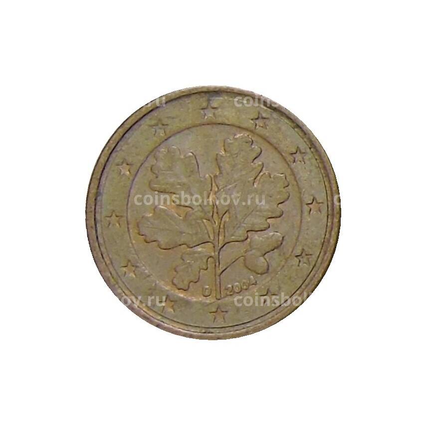 Монета 1 евроцент 2004 года D Германия