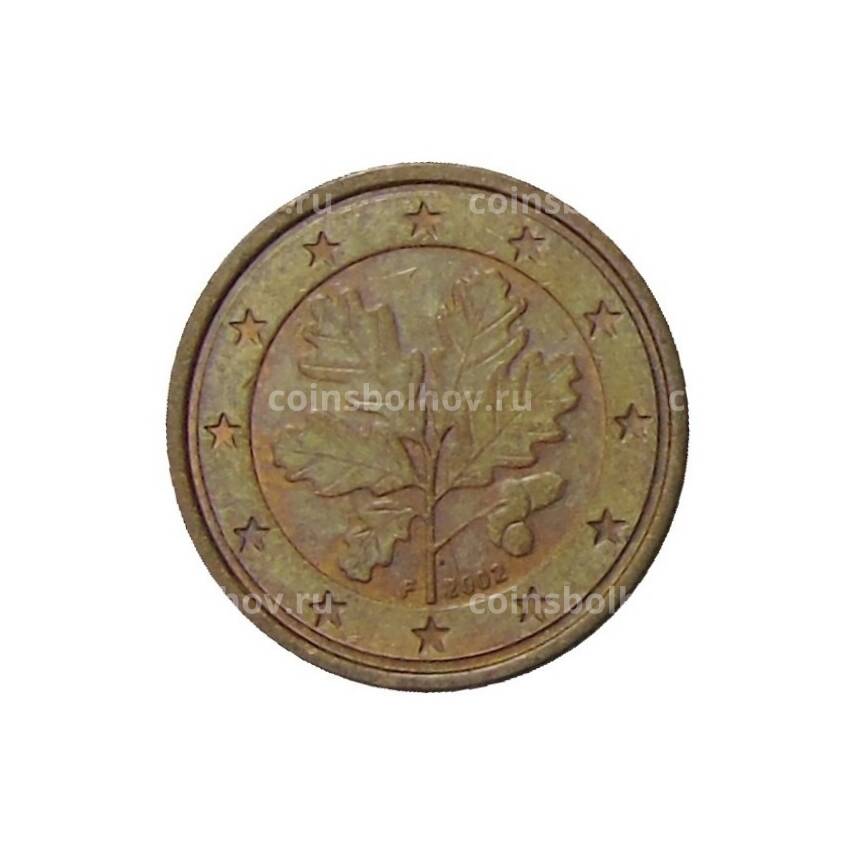 Монета 1 евроцент 2002 года F Германия
