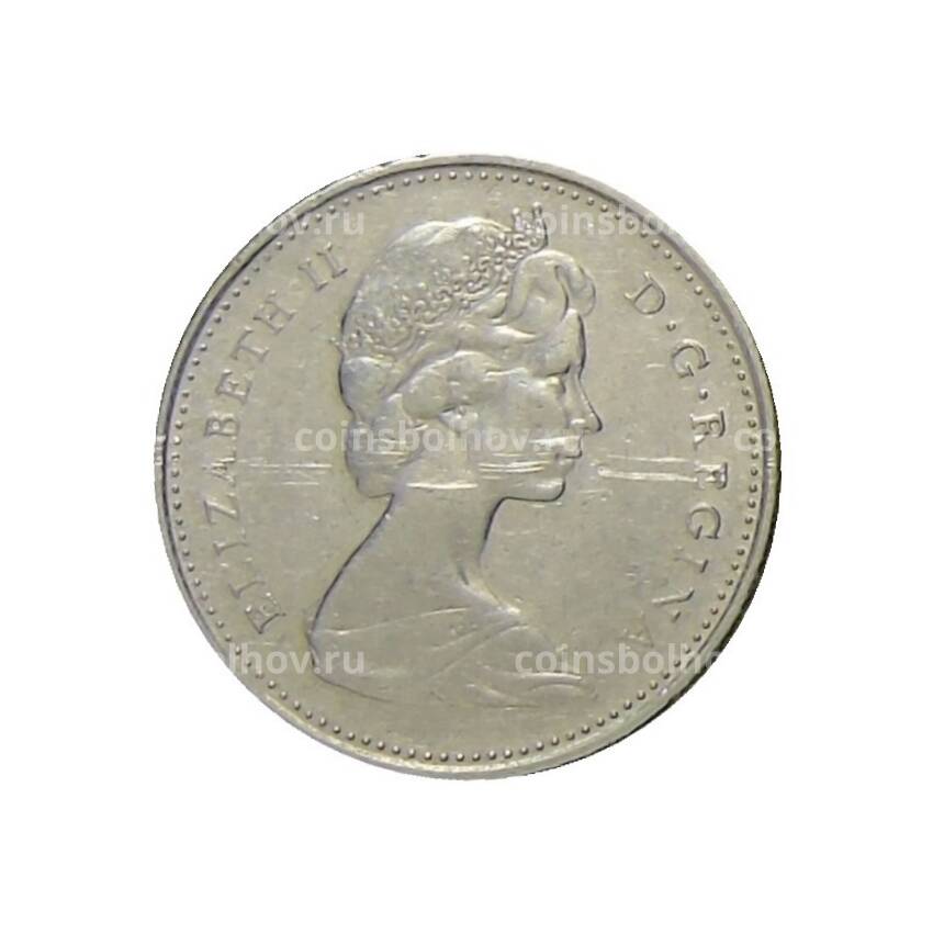 Монета 10 центов 1971 года Канада (вид 2)