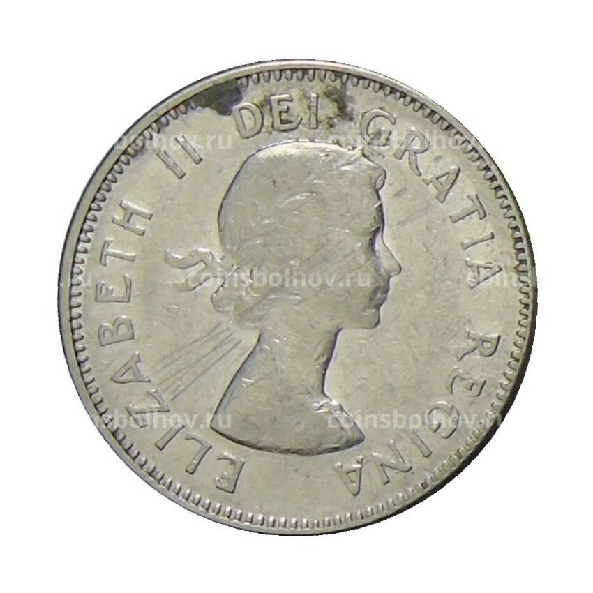 Монета 5 центов 1964 года Канада (вид 2)