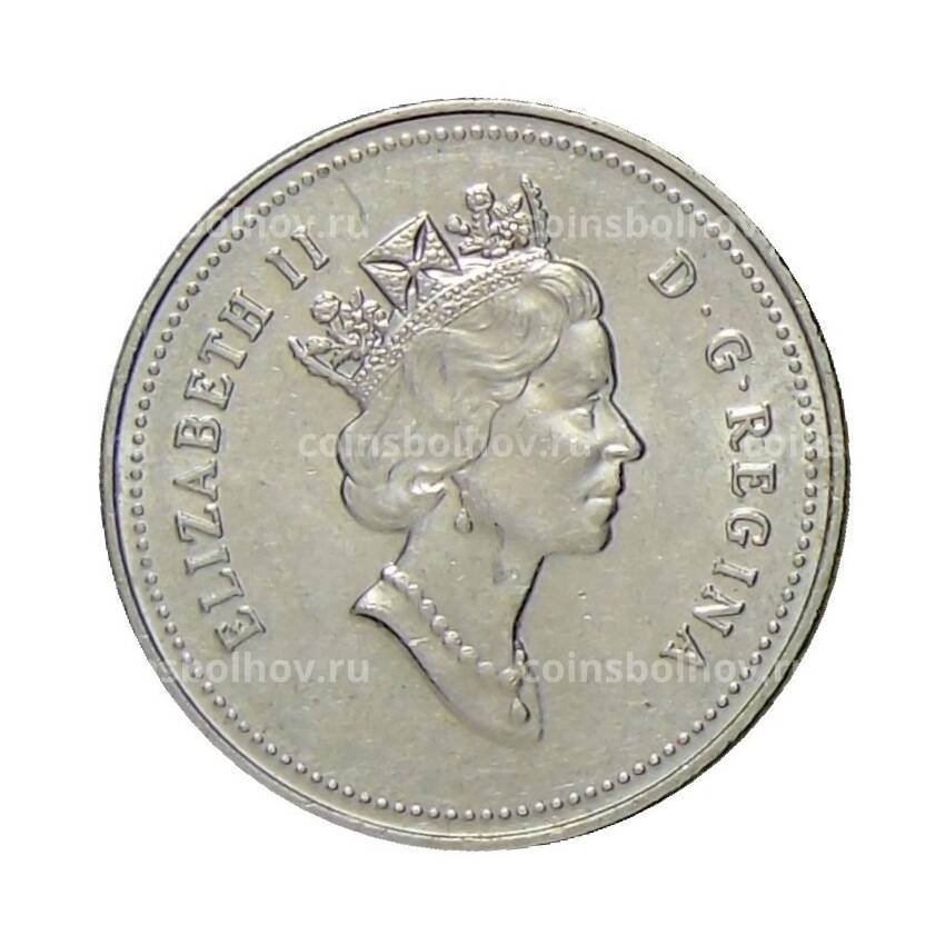 Монета 5 центов 1993 года Канада (вид 2)