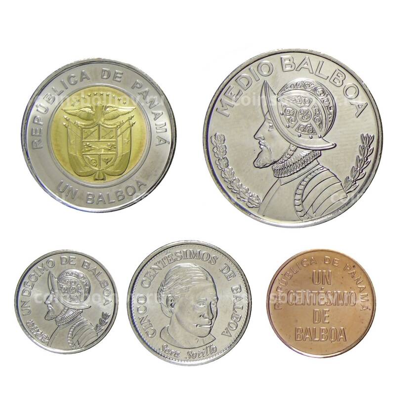 Набор монет Панама