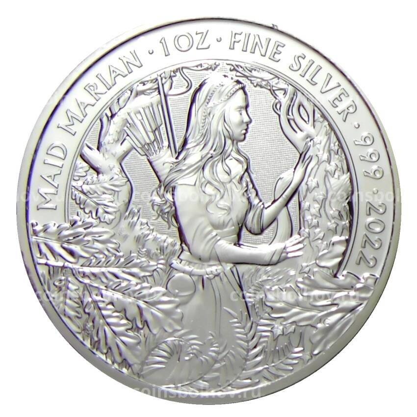 Монета 2 фунта 2022 года Великобритания —  Дева Мариан