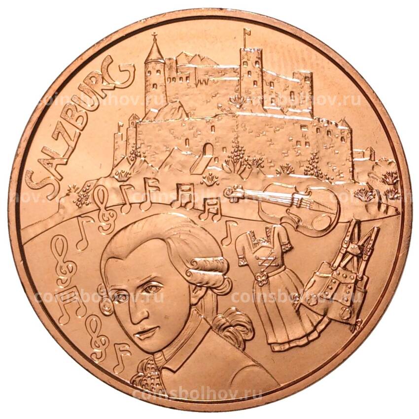 Монета 10 евро 2014 года Австрия —  Земли Австрии — Зальцбург