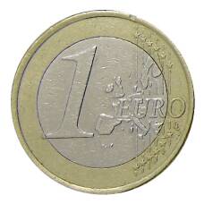 Монета 1 евро 2002 года F Германия (реверс)