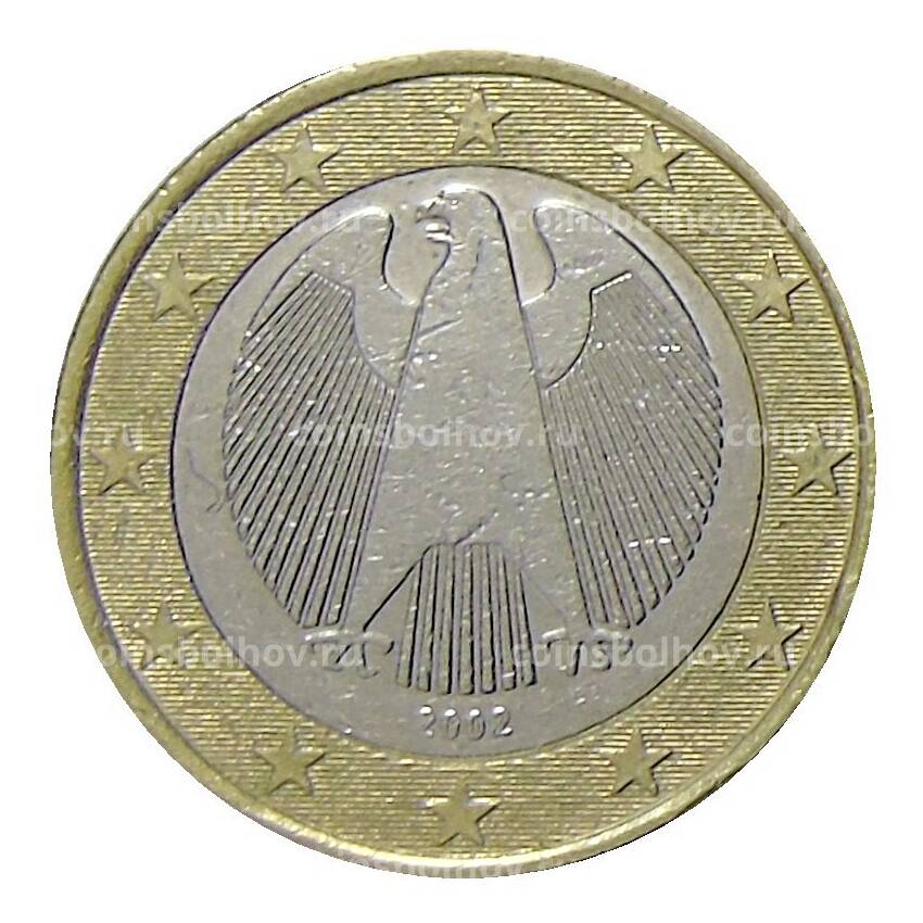 Монета 1 евро 2002 года A Германия