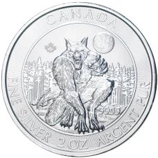 Монета 10 долларов 2021 года Канада «Оборотень» (аверс)