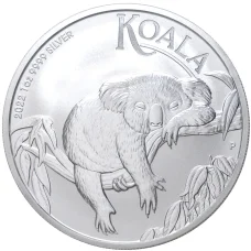 Монета 1 доллар 2022 года Австралия —  Австралийская Коала (аверс)