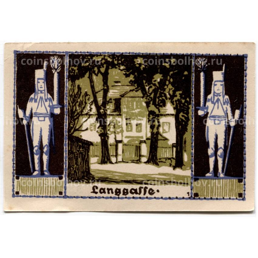 Банкнота 50 пфеннигов 1921 года Германия — Нотгельд (Гейдельберг) (вид 2)