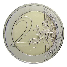 Монета 2 евро 2019 года Греция —  100 лет со дня рождения Манолиса Андроникоса (реверс)