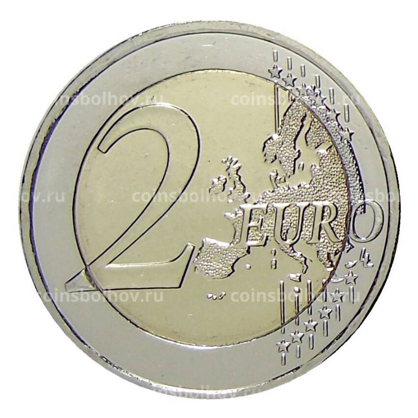 Монета 2 евро 2019 года Греция —  100 лет со дня рождения Манолиса Андроникоса (вид 2)