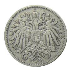 Монета 10 геллеров 1895 года Австрия (реверс)