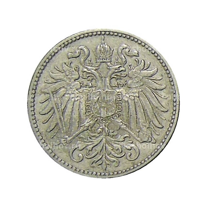Монета 10 геллеров 1909 года Австрия (вид 2)