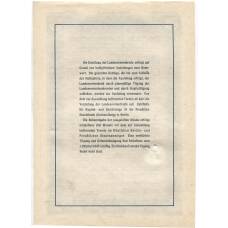 Банкнота Облигация 4,5% 1000 рейхсмарок 1939 года Германия (вид 2)