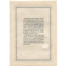 Банкнота Облигация 4,5% 1000 рейхсмарок 1939 года Германия (вид 2)